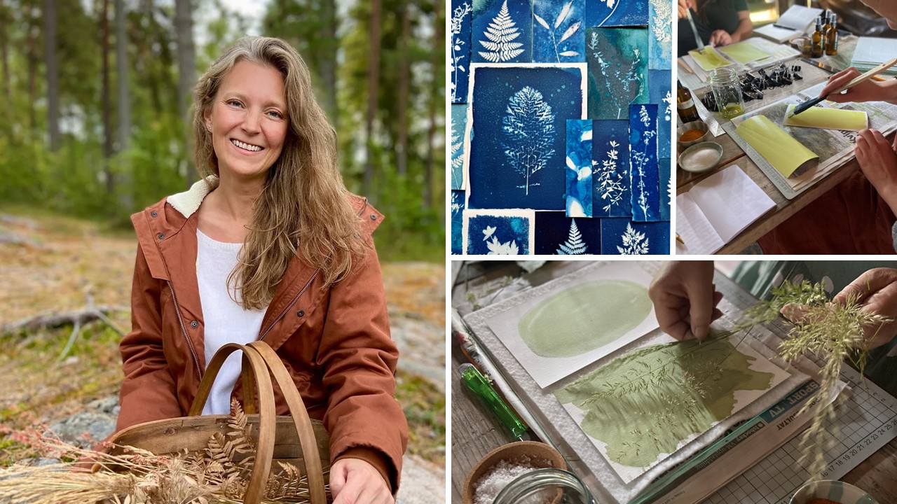 Read more about the article Workshop i cyanotypi med Maria Lindén